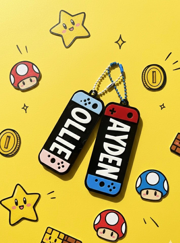 Personalised Gaming Console Bag Tag