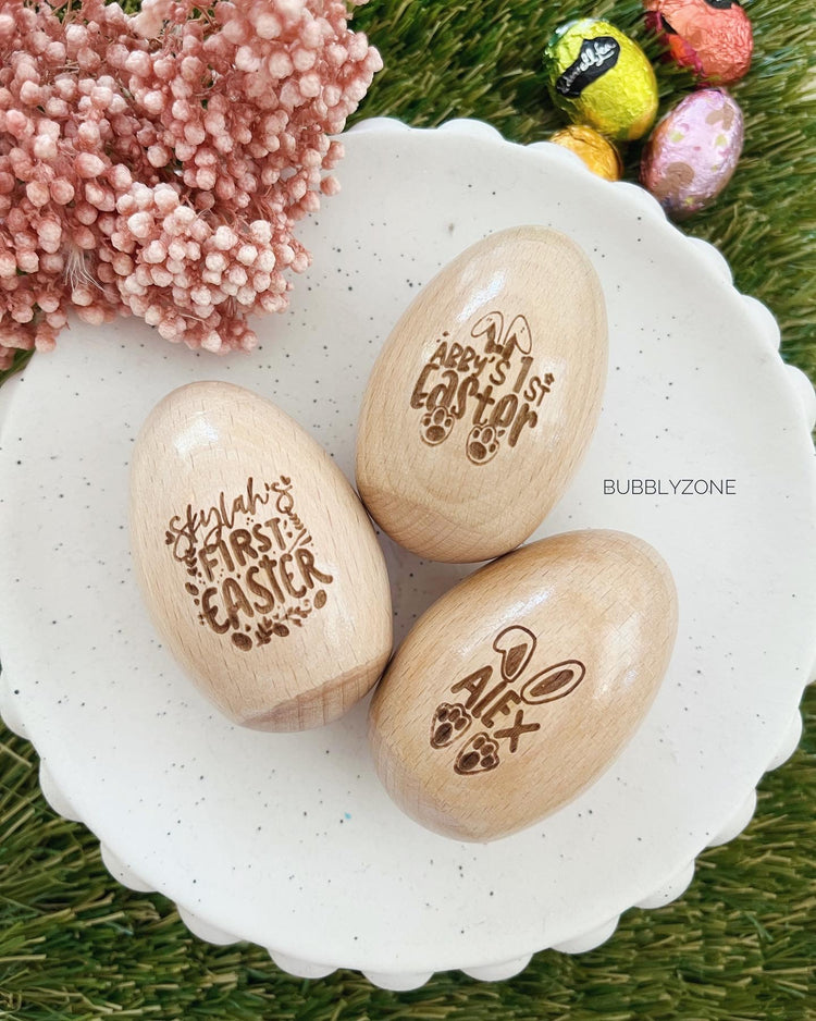 Personalised My First Easter Egg Shaker