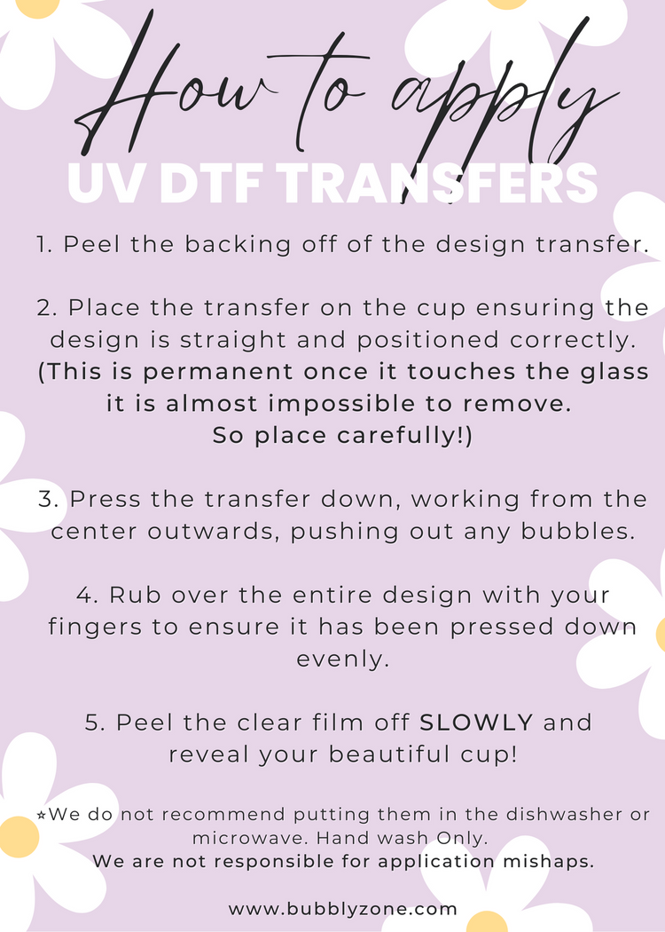 Hot Cocoa and Christmas Movies UV DTF Sticker