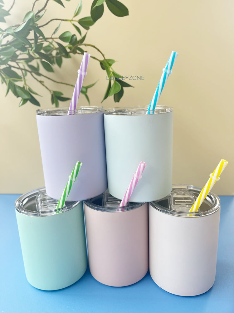 Blank 10oz Matte Colour Insulated Tumbler