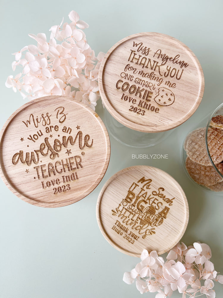 Personalised Teacher Cookie Jar
