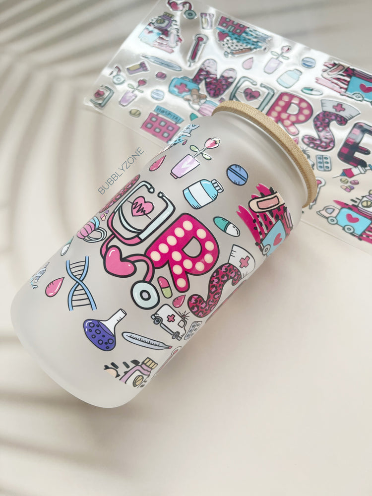 Nurse 16oz Libby Cup- Frosted