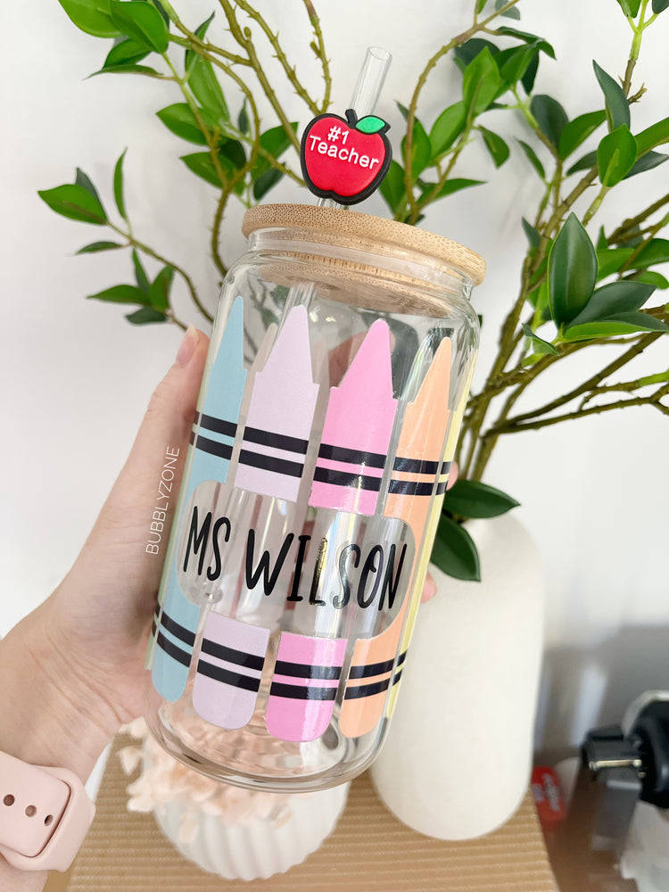Personalised Teachers Pencils 16oz Libby Cup