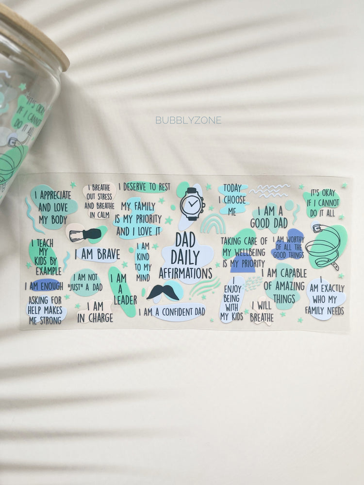 Dad Daily Affirmations 16oz Libby Cup