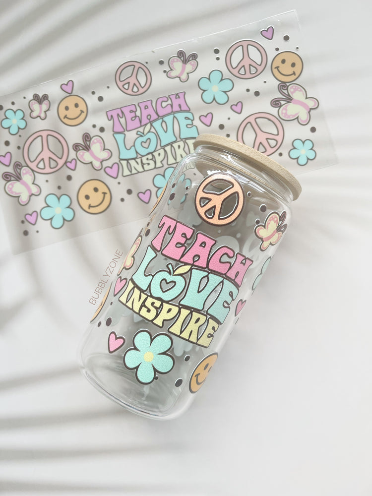 Teach Love Inspire 16oz Libby Cup