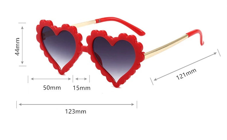 Heart Shaped Kids Sunnies
