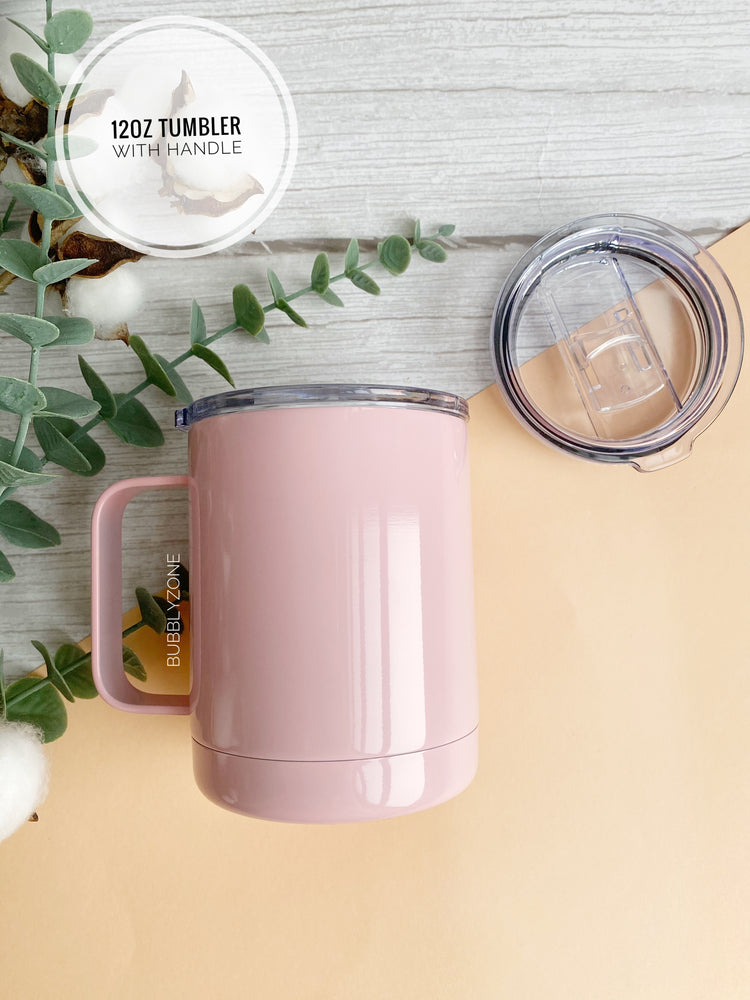 Blank 12oz Insulated Double Wall Vacuum Tumbler with Handle