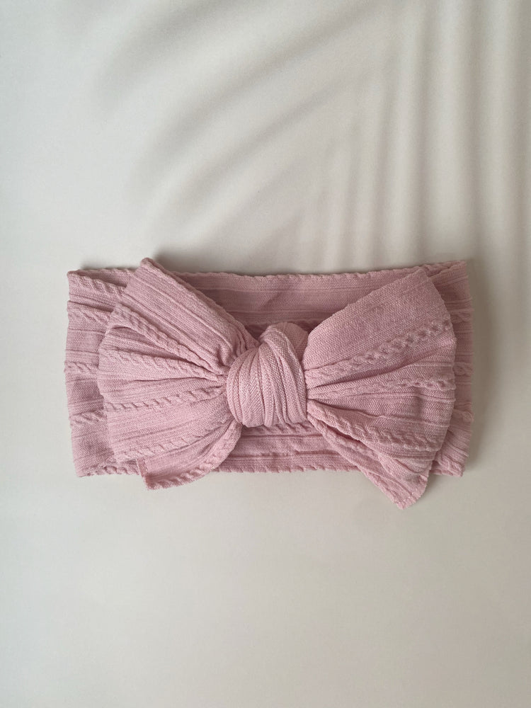 Baby Top Knot Double Bow Headband