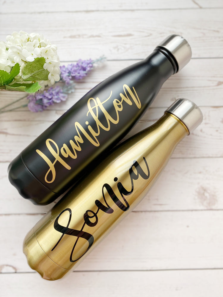 Personalised Insulated Drink Water Bottle 500ml