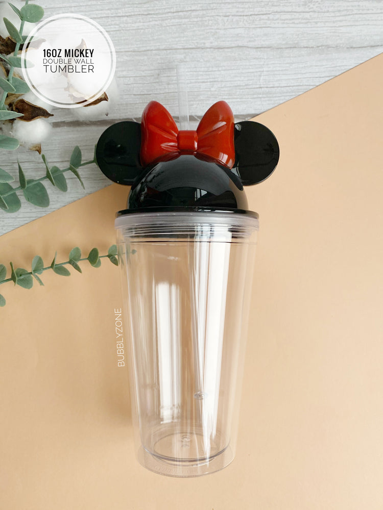 Blank 16oz Double Wall Acrylic Mickey Tumbler