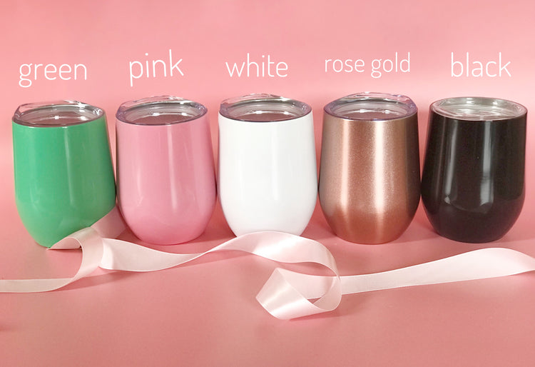 Personalised 12oz Insulated Stainless Steel Tumbler