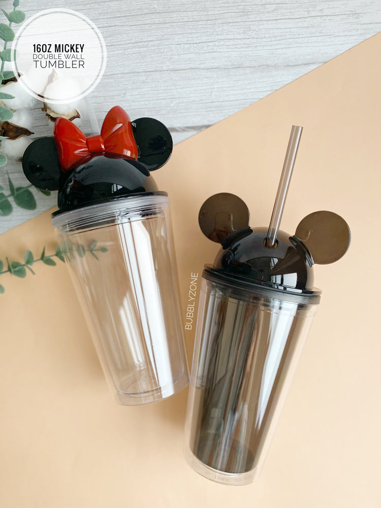 Blank 16oz Double Wall Acrylic Mickey Tumbler
