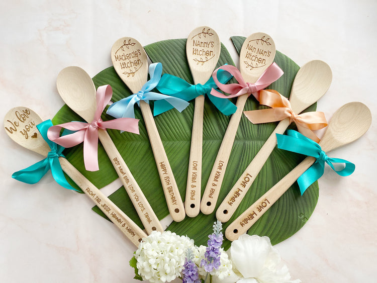 Engraved Wooden Spoon