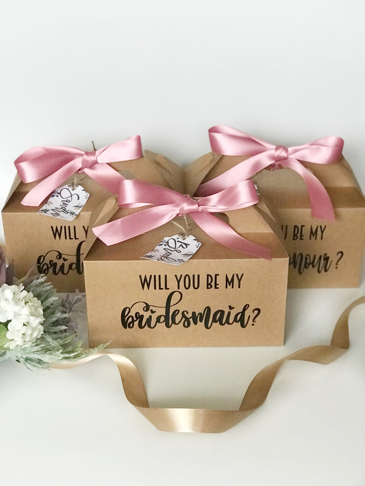 Will You Be My Bridesmaid Gift Box - Box Only