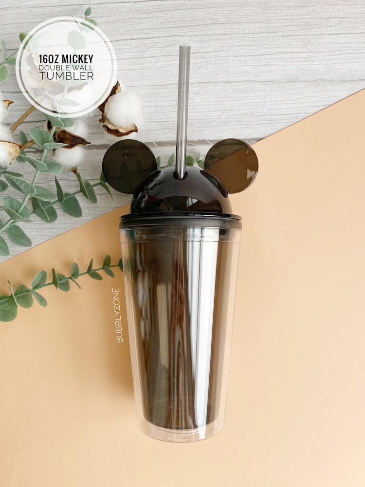 Blank 16oz Double Wall Acrylic Mickey Tumbler