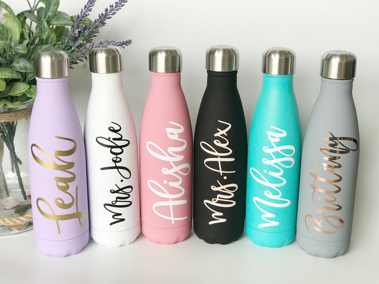 Personalised Insulated Drink Water Bottle 500ml