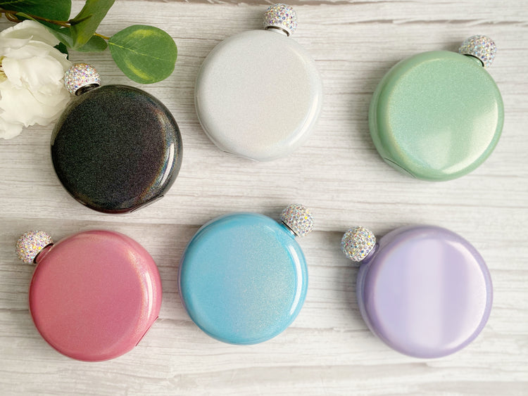 Personalised Round Hip Flask 5oz