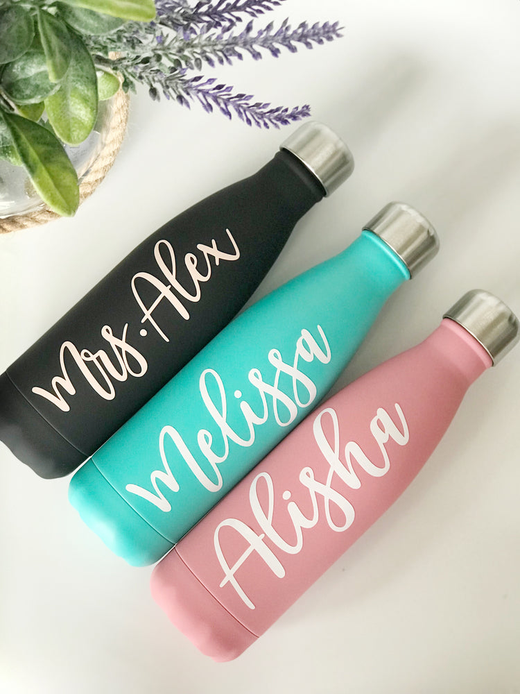 Personalised Insulated Drink Water Bottle 500ml