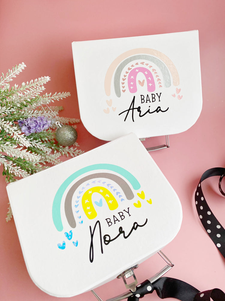 Baby Shower Gift Hamper Suitcase Box