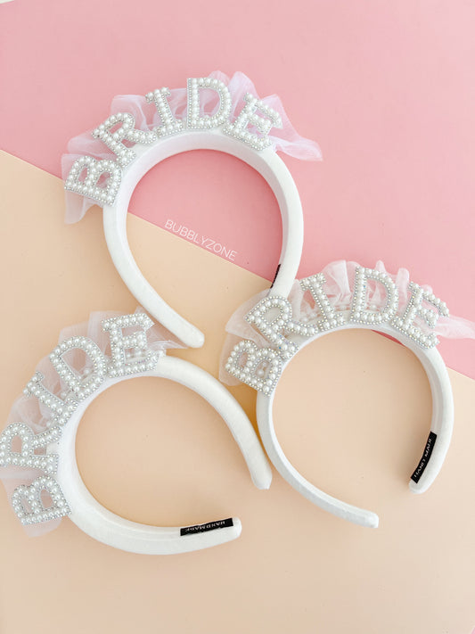Pearl Bridal Tiara Headpiece