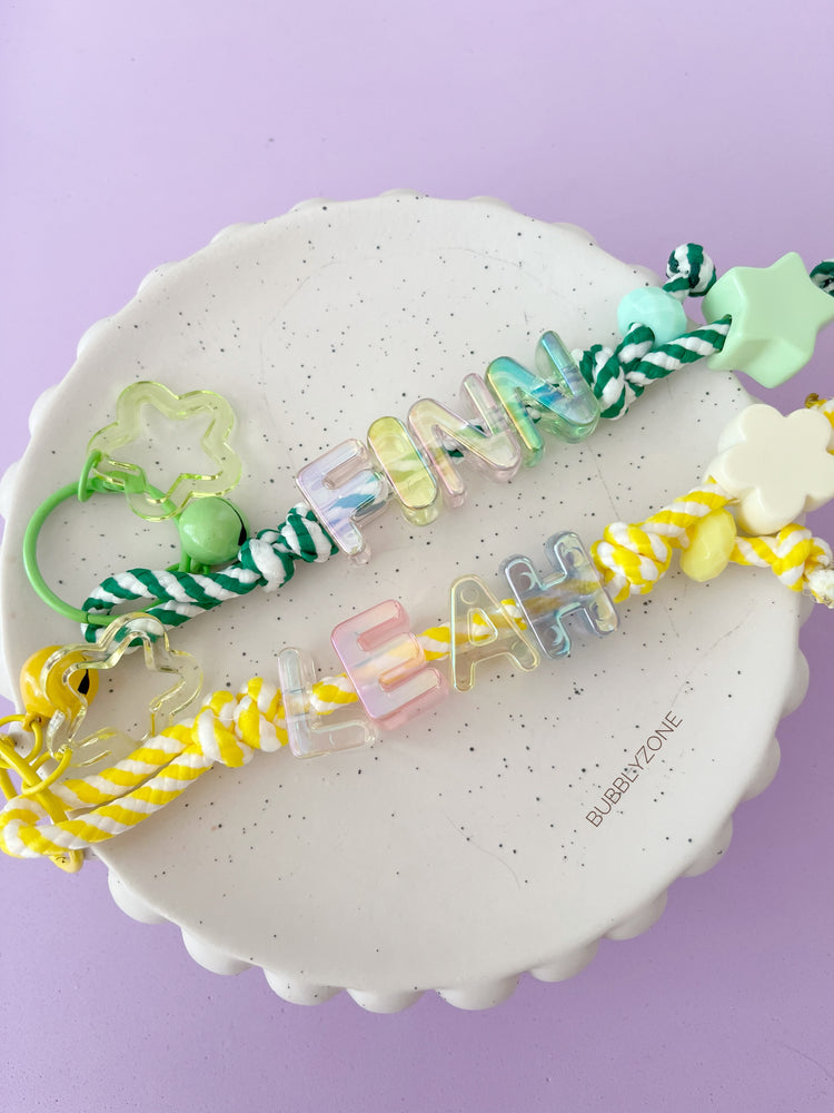 Personalised Beaded Name Keychain