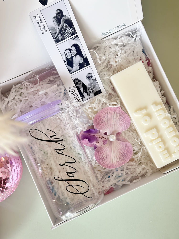 Personalized Bridal Party Proposal Gift Box with Candle