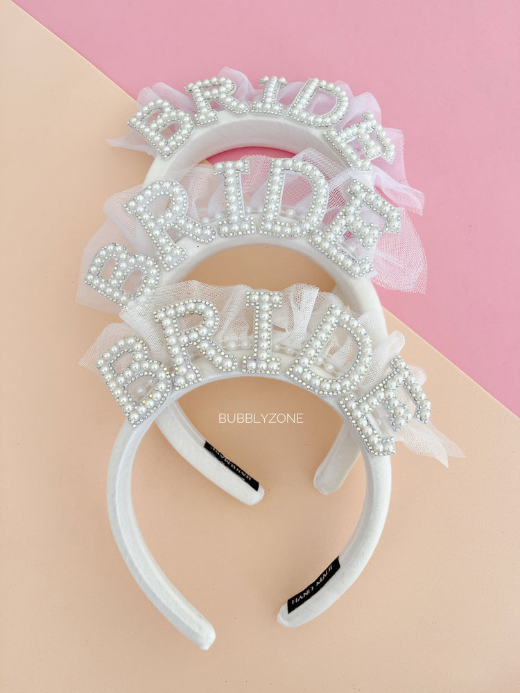 Pearl Bridal Tiara Headpiece