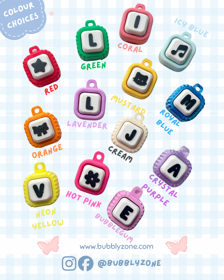 Personalised Articulated Modular Chunky Fidget Clicker Keychain