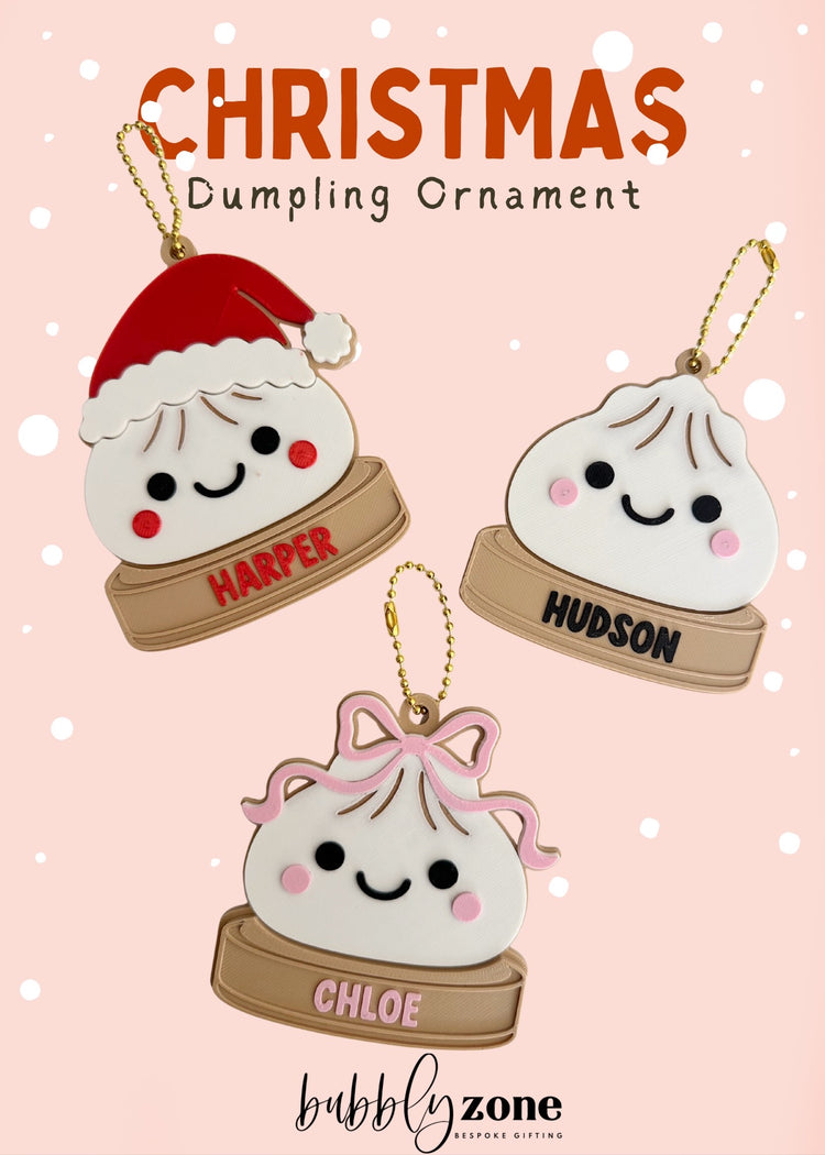 Personalised Christmas Dumpling Ornament