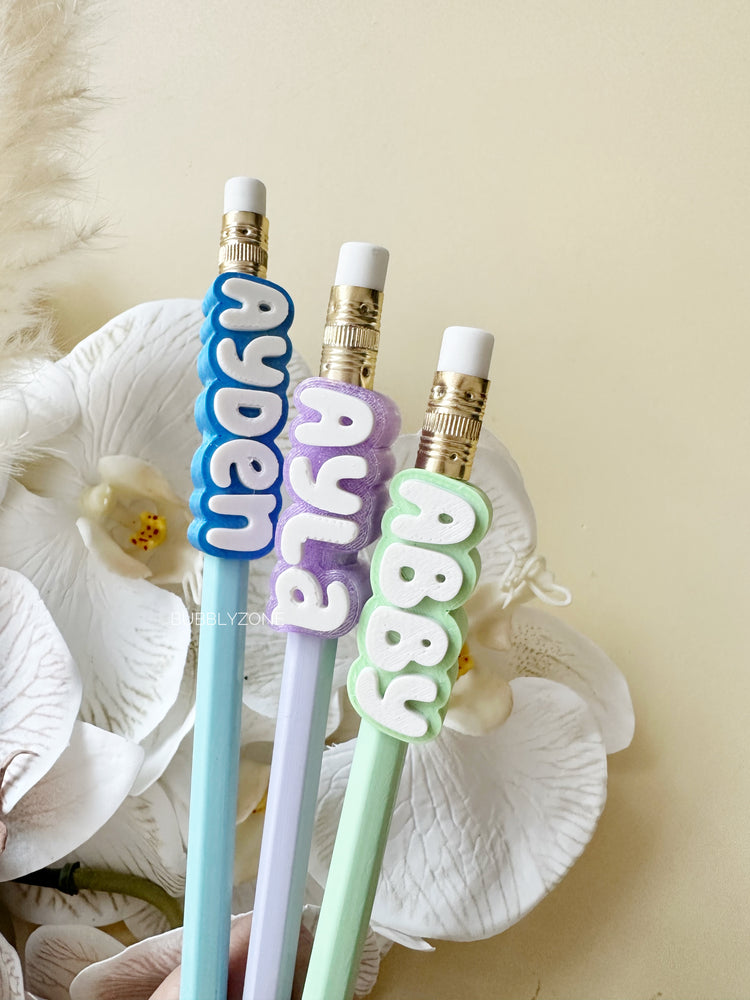 Custom 3d pencil topper ( pencil included)