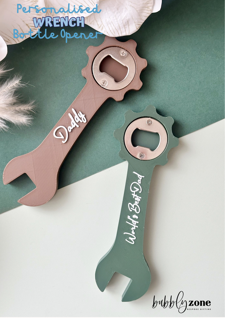 Personalized Wrench Bottle Opener