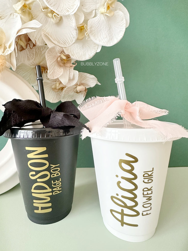 Personalized Flower Girl | Page Boy Cold Cups