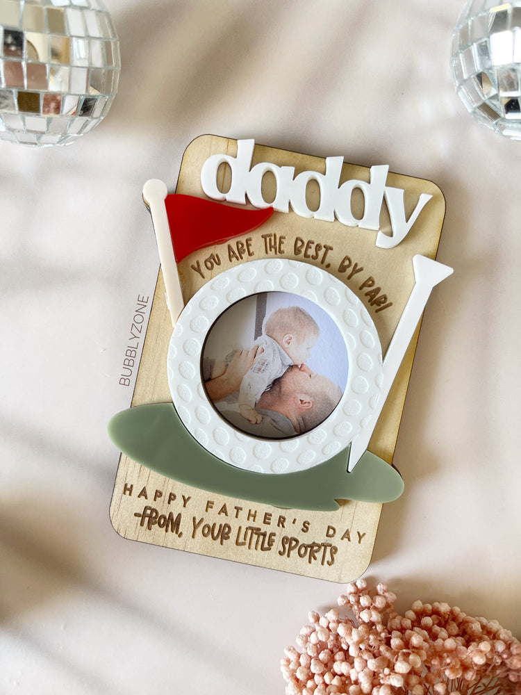 Personalised Fathers Day Photo Magnet- You are the best by Par