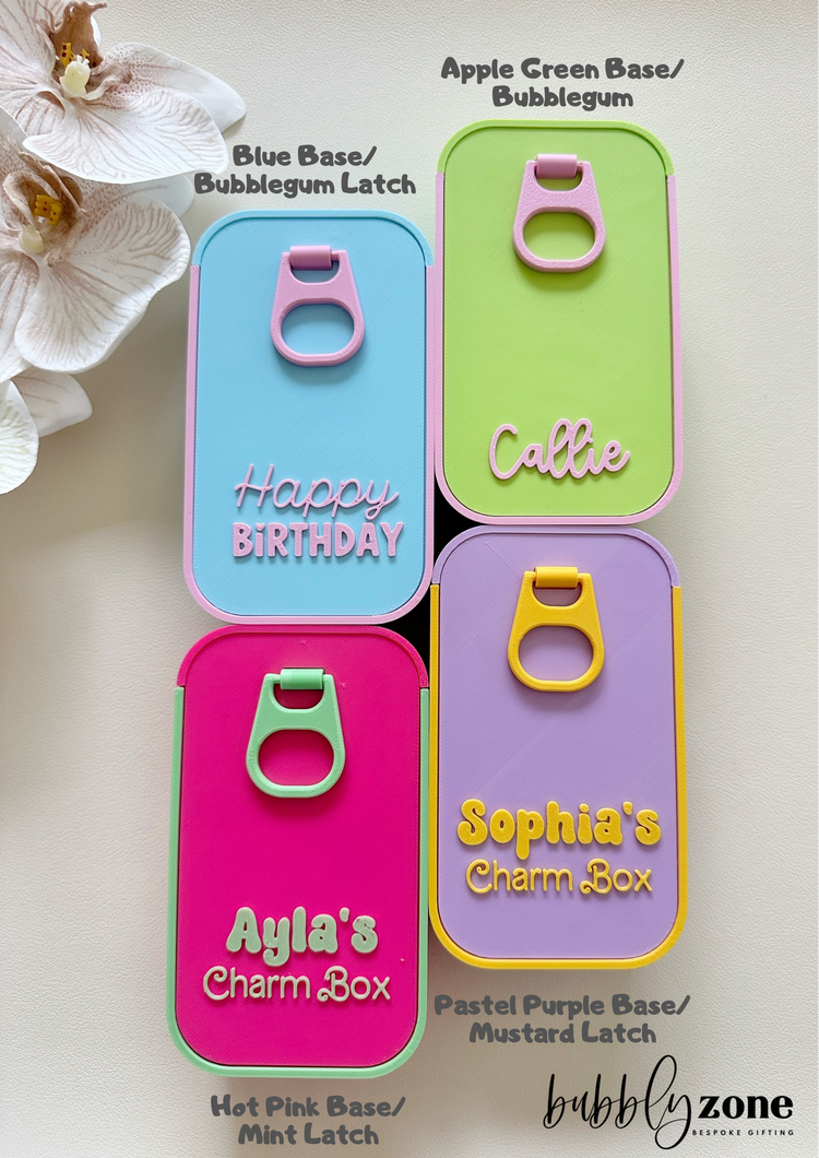 D.I.Y Personalised Name Bag Charm Kit/ Kids Craft Birthday Gift