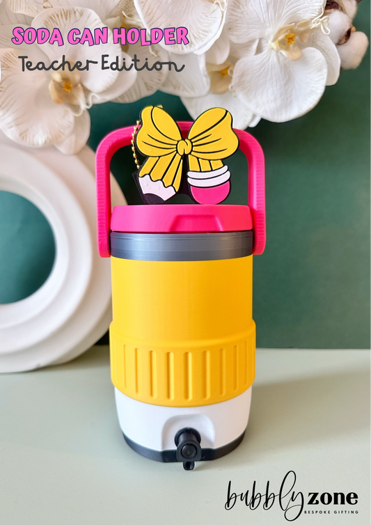 Mini Cooler Soda Can Holder- Teacher Edition