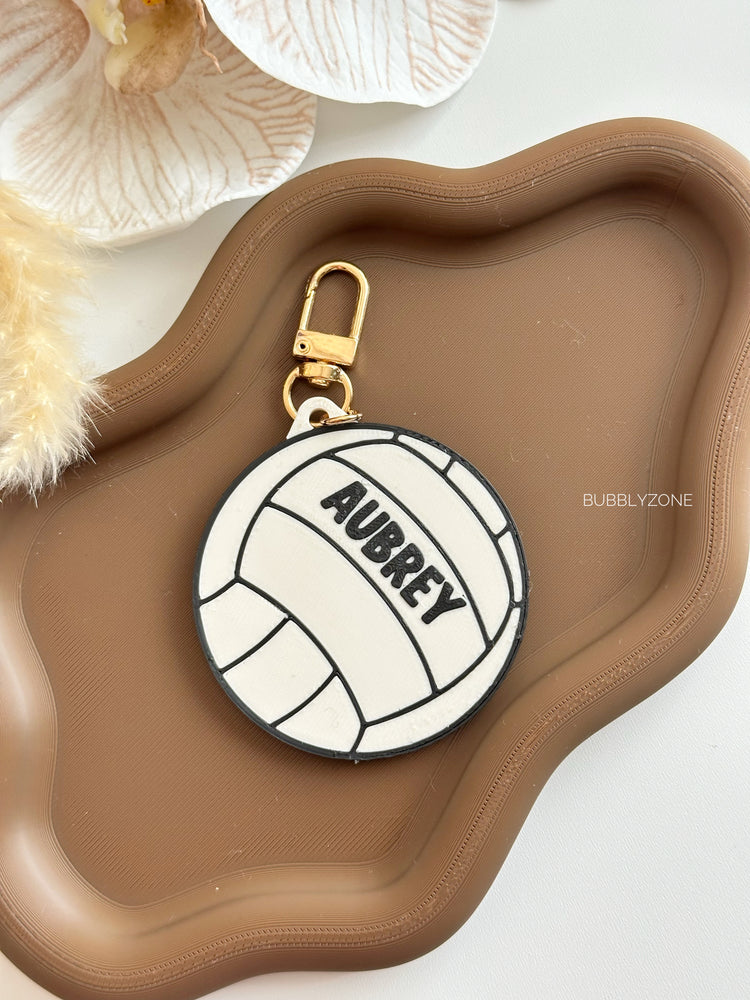 Personalised 3D Printed Sports Name Bag Tag