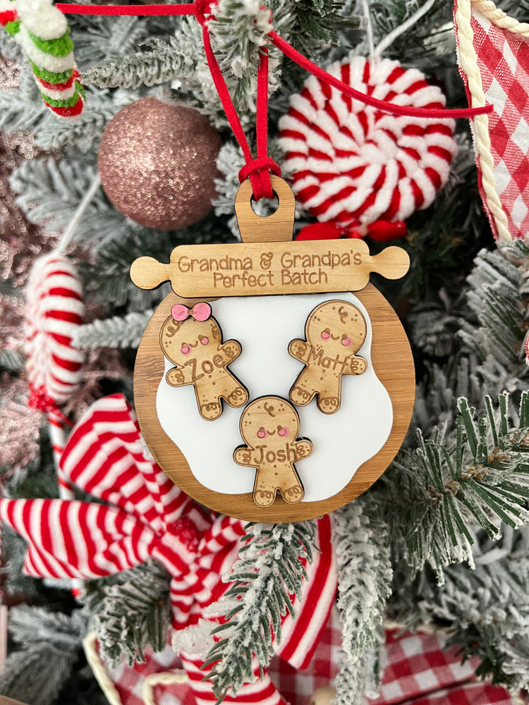 Personalized Gingerbread Perfect Batch Ornament