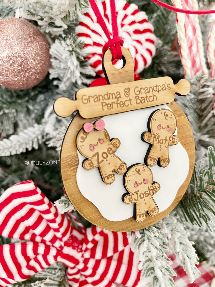 Personalized Gingerbread Perfect Batch Ornament