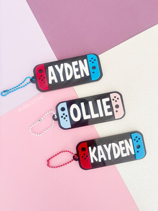 Personalised Gaming Console Bag Tag