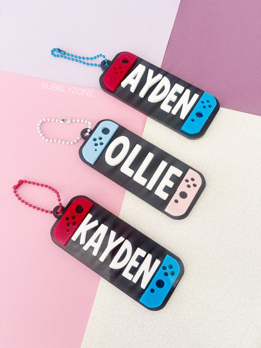 Personalised Gaming Console Bag Tag