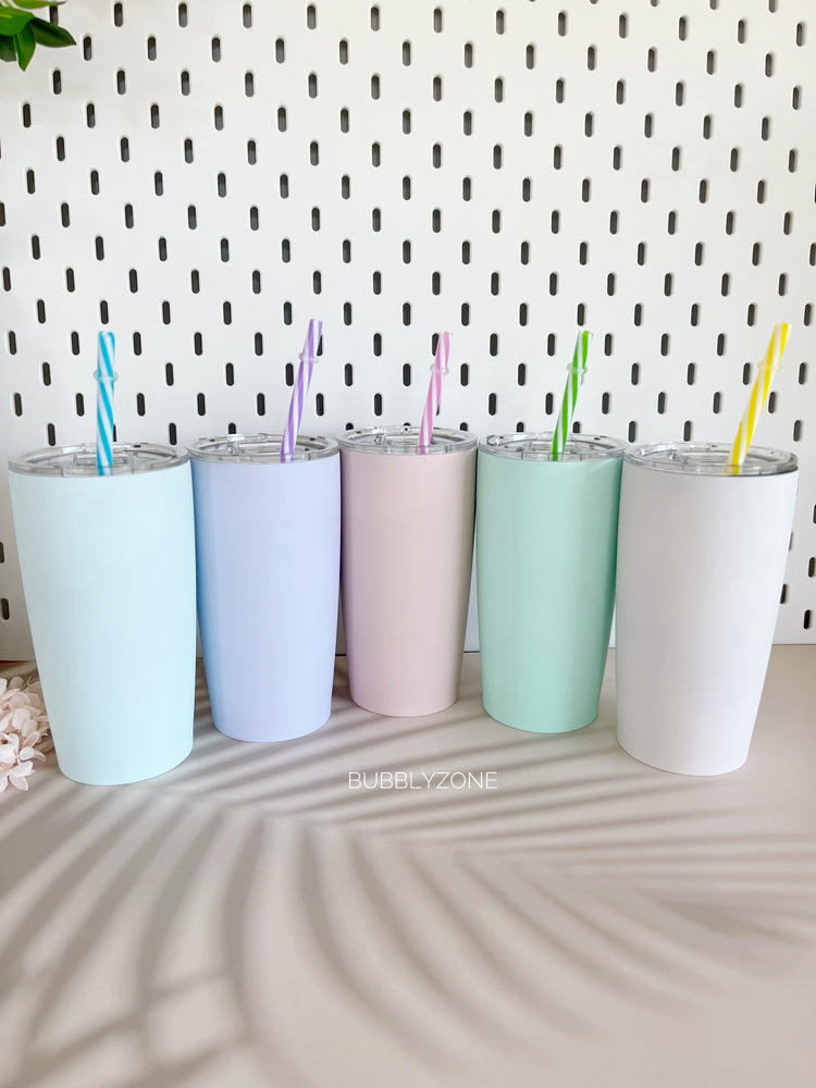 Blank 20oz Matte Colour Insulated Tumbler