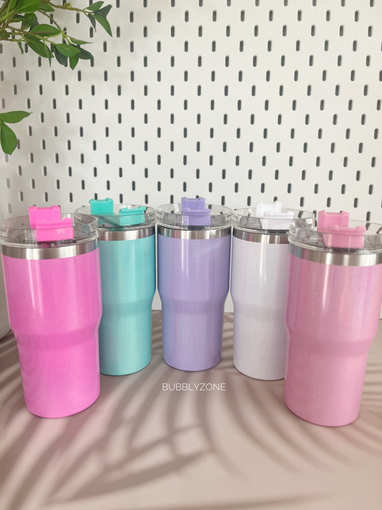 Blank 20oz Shimmer Insulated Stanley-styled Tumbler