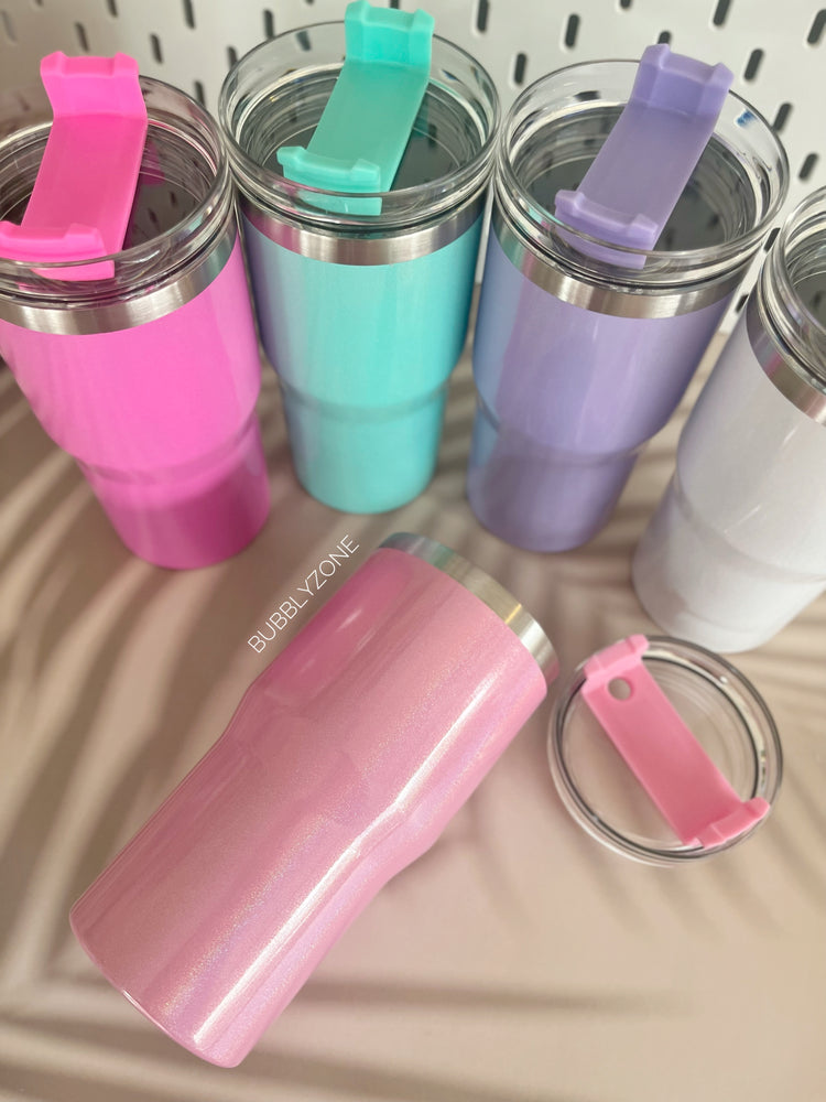 Blank 20oz Shimmer Insulated Stanley-styled Tumbler