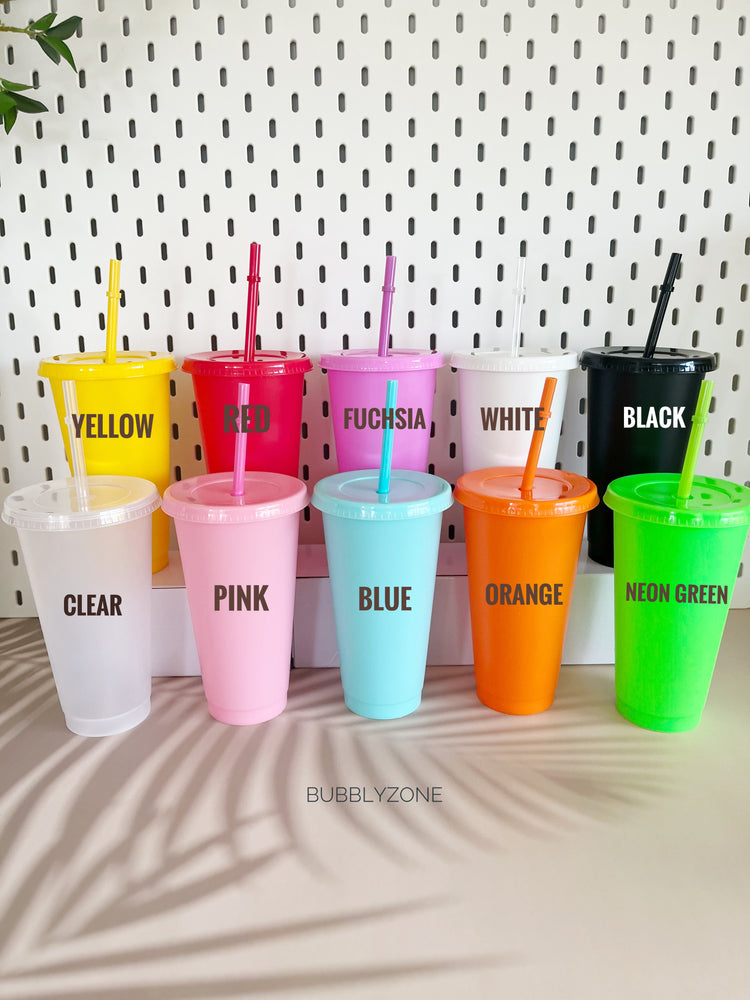 24oz Solid Color Cold Cup