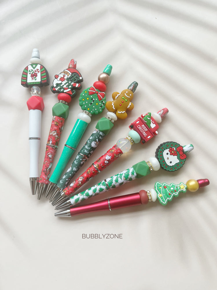 Christmas Beaded Pen