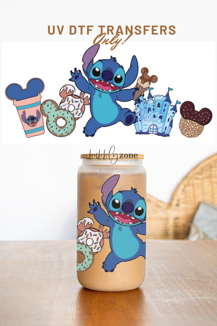 Stitch and Snacks UV DTF Wrap