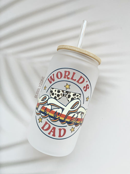 World’s Coolest Dad 16oz Libby Cup- Frosted