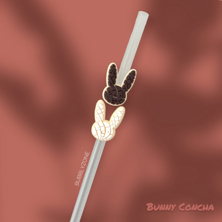 Cute Concha Straw Topper