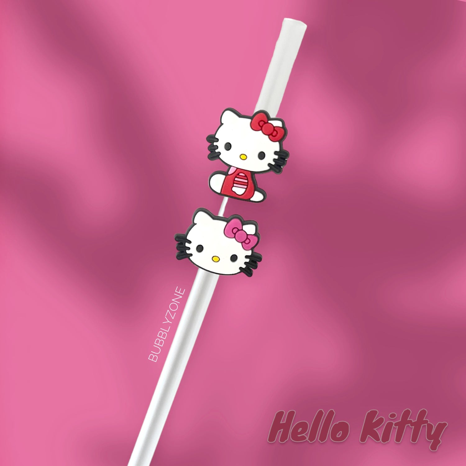 straw topper hello kitty