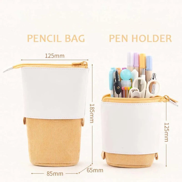Personalised Kids Pastel Pop Up Pencil Bag Holder